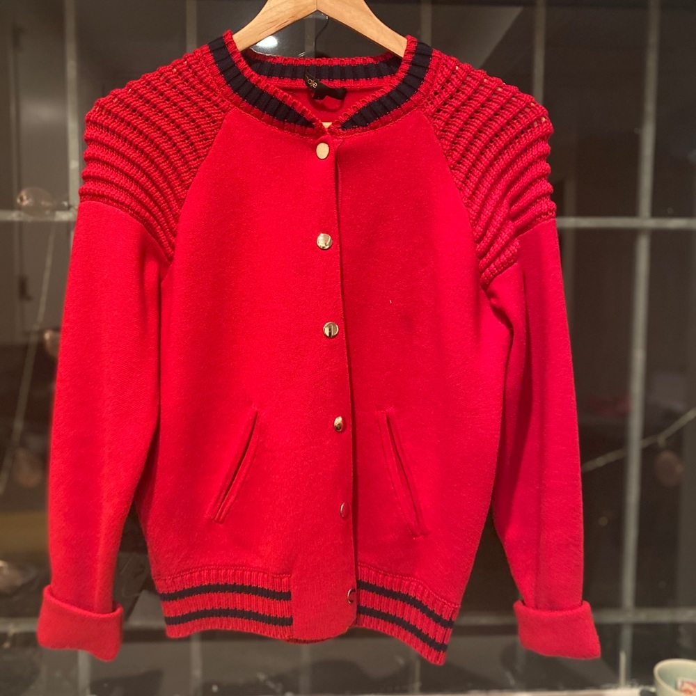 Maje - Red cardigan